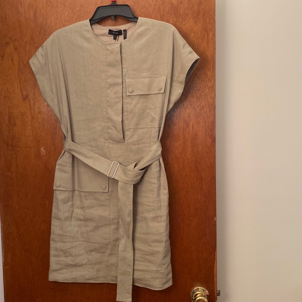 NWT Theory , Crew Utl Fress size 0, knee length
